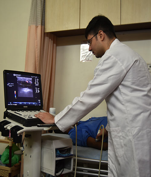 Vascular ultrasound color Doppler