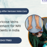 Varicose veins before and after modern treatment in legs