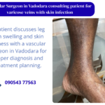 Specialist care for varicose veins with infection in Vadodara.