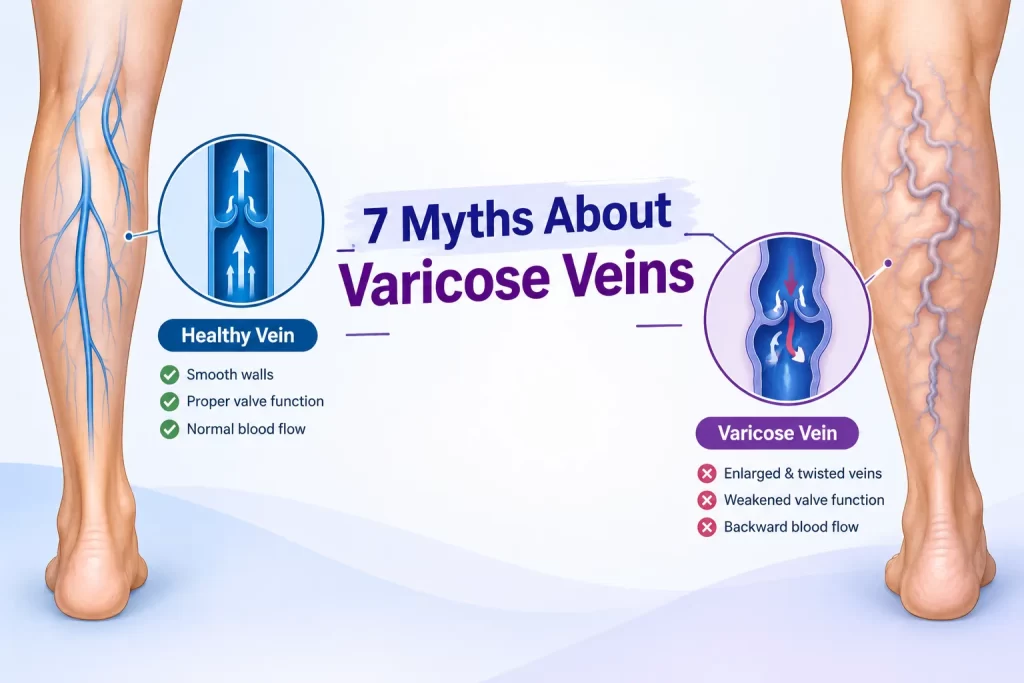 Varicose veins myths and facts explained by a vascular specialist